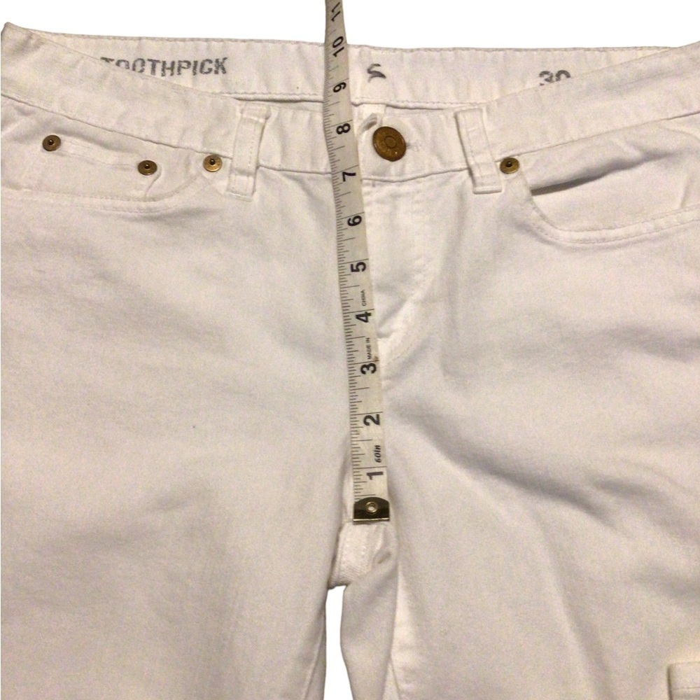 J. Crew Jeans Size 30 White Toothpick Ankle - Picture 8 of 11